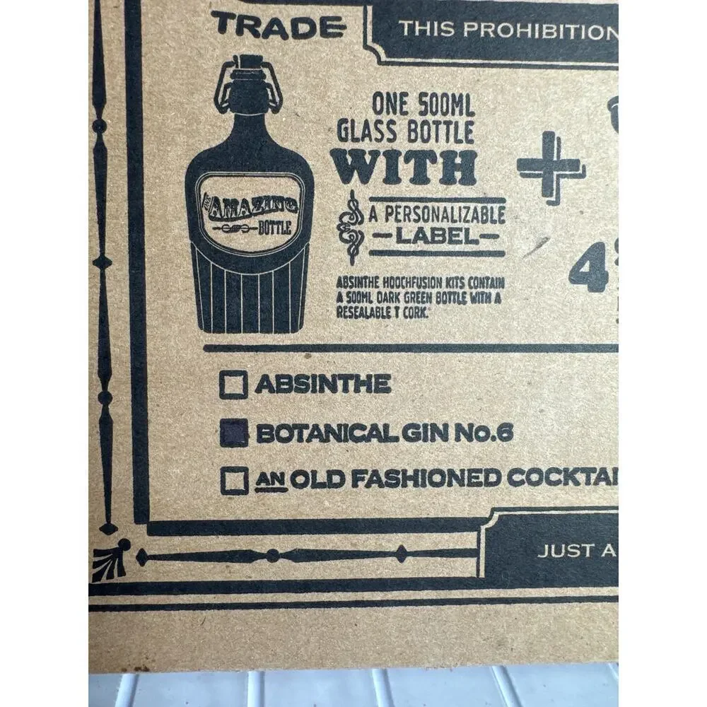 Hoochfusion Bootleg Botanicals Alcohol Infusion Kit — New in Box